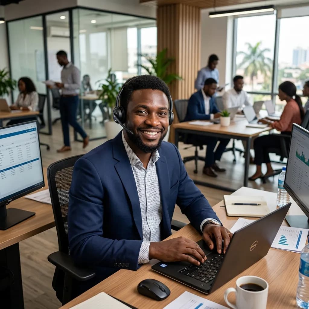 African workforce operations specialist supporting employers